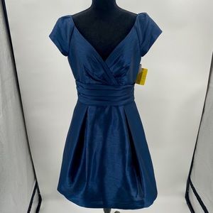 Alfred Sung Bridesmaid Dress D500 10 Midnight Blue